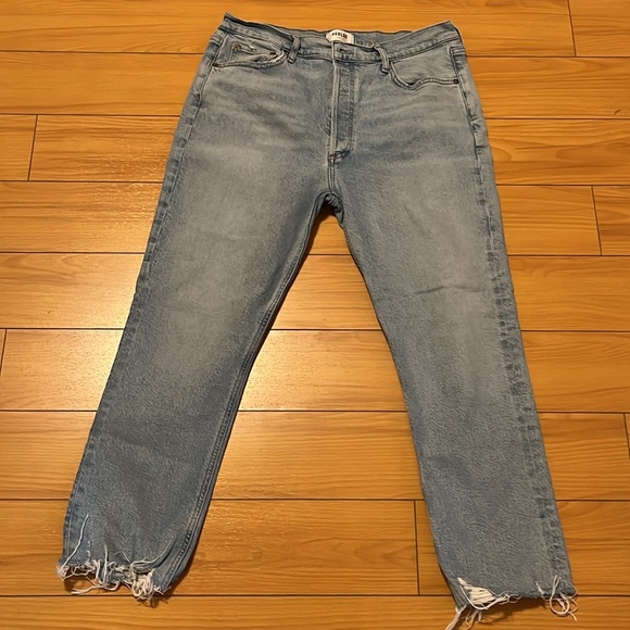 Agolde Riley crop jeans size 32 - Picture 4 of 9
